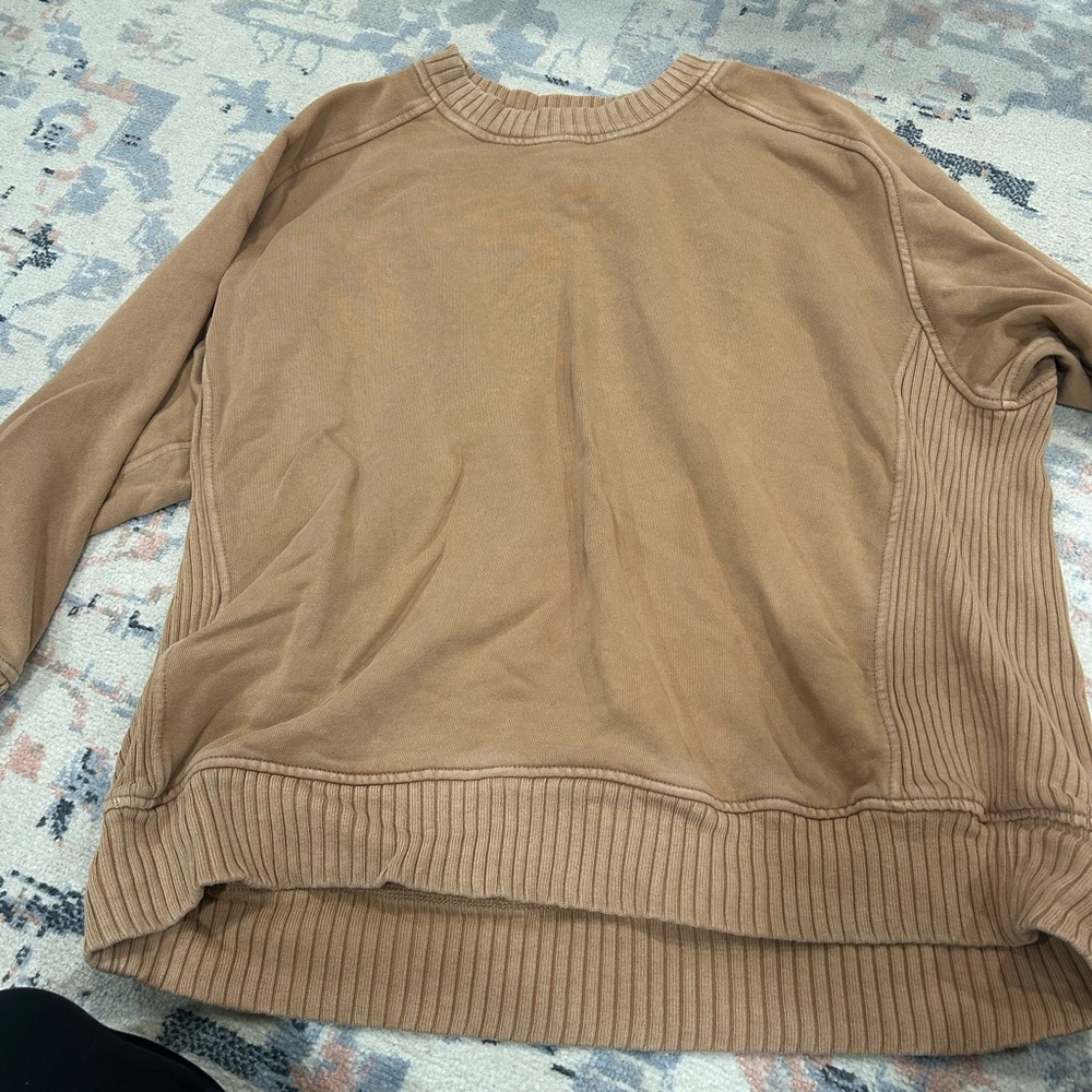 Cozy Camel Knit Sweater